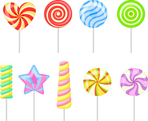 Lollipops Royalty Free Vector Image - VectorStock