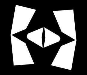 simple abstract geometric forms shapes random vector image