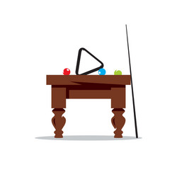 Zigzag pool table variation Royalty Free Vector Image