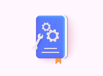technical inforamation user manual guide vector image
