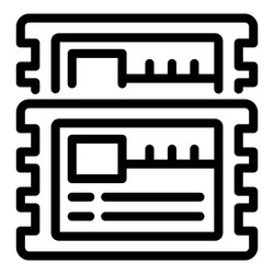 computer ram memory modules increasing data vector image