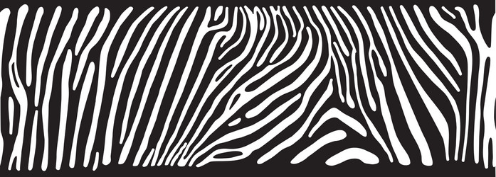 Zebra skin pattern with two heads Royalty Free Vector Image
