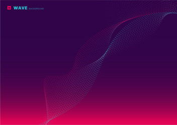 Abstract Glowing Particle Wave vector image