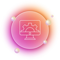 white software web development programming vector image