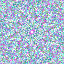abstract dynamic hypnotic round tile pattern vector image