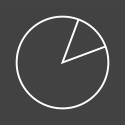unique data usage line icon vector image