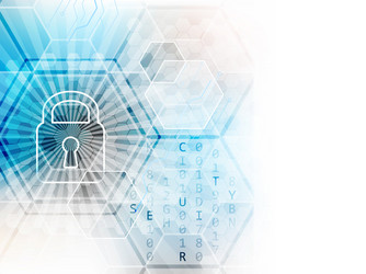 abstract technological background with global vector image
