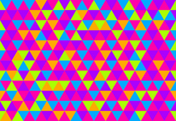 retro triangle pattern pop vector image