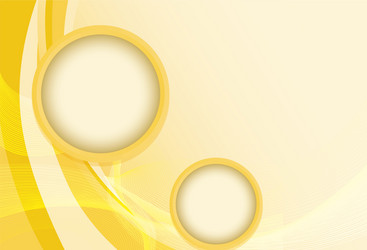 background design with yellow abstract patterns vector image