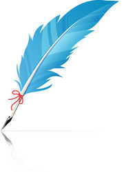 Hand with Feather Pen SVG