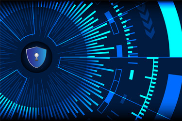 Cybersecurity Data Network vector image