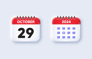 29th day of the month icon event schedule date vector image