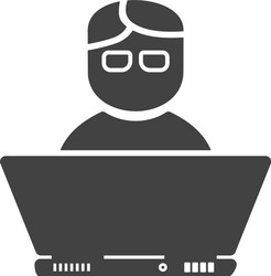 software developer vector image