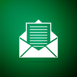 mail and e-mail icon envelope symbol vector image