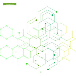 Molecular Structures & Networks vector image