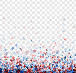 White background with colorful stars Royalty Free Vector