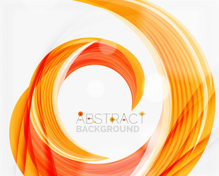 swirl line abstract background vector image