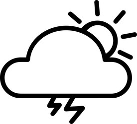 cloud storage icon symbol image of the hosting vector image