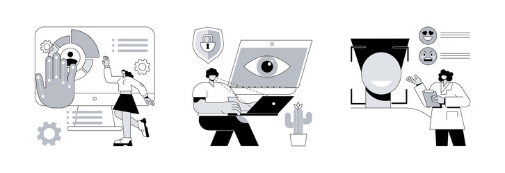 Smart Sensor Technology Concepts vector image
