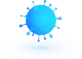 Virus bacteria background cells disease Royalty Free Vector