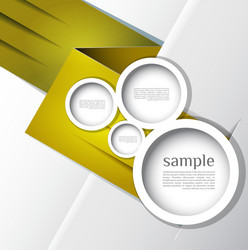 abstract web design bubble line vector image