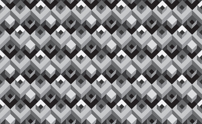 geometric seamless pattern with three-dimensional vector image