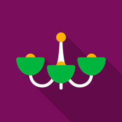 lamp icon of for web vector image