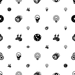 light icons pattern seamless included editable vector image