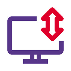 transferring data between devices using a pc vector image