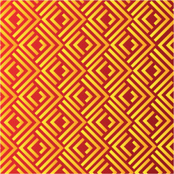 abstract seamless yellow pattern with red vector image