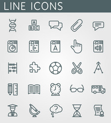 icons set for web site design and mobile apps vector image