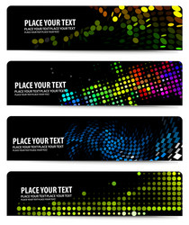 Abstract banner vector