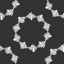 abstract seamless pattern with circular vector image