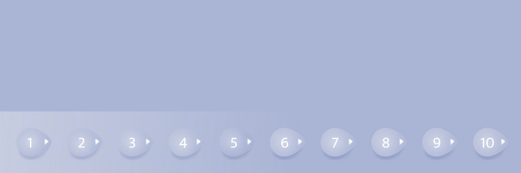 bullet points template icons set vector image