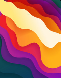 Fluid Color Abstract Background vector image