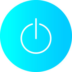 power off button icon with white background vector image