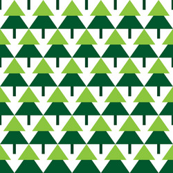 Geometric Spruce Tree Pattern vector image