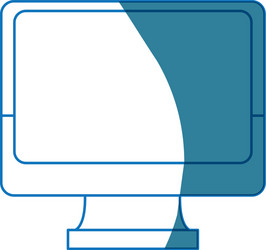 monitor screen computer device technology smart vector image