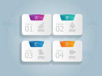 Timeline Infographic Elements vector image