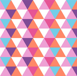 triangle pattern geometric simple background vector image