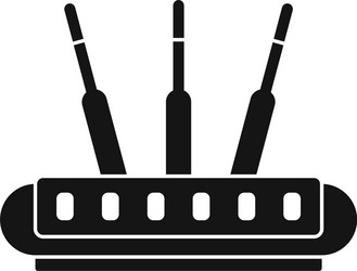 wireless router icon simple style vector