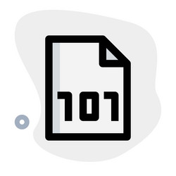 binary code encryption for data security vector image