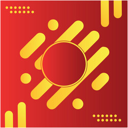 blank empty circle in center horizontal vector image