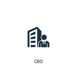 ceo icon simple element concept vector