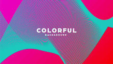 modern minimal colorful abstract background lines vector image