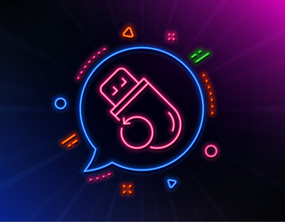 recovery usb memory line icon backup data sign vector image