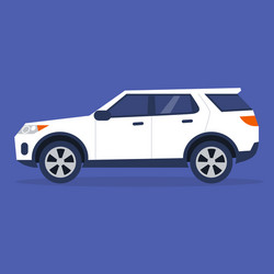 Side View SUV - Sport Utility Vehicle Vector Image