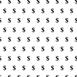 dollar pattern money texture background vector image