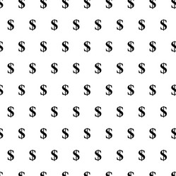 Dollar pattern money texture background vector