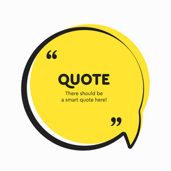 quote frame blank text boxes message vector image